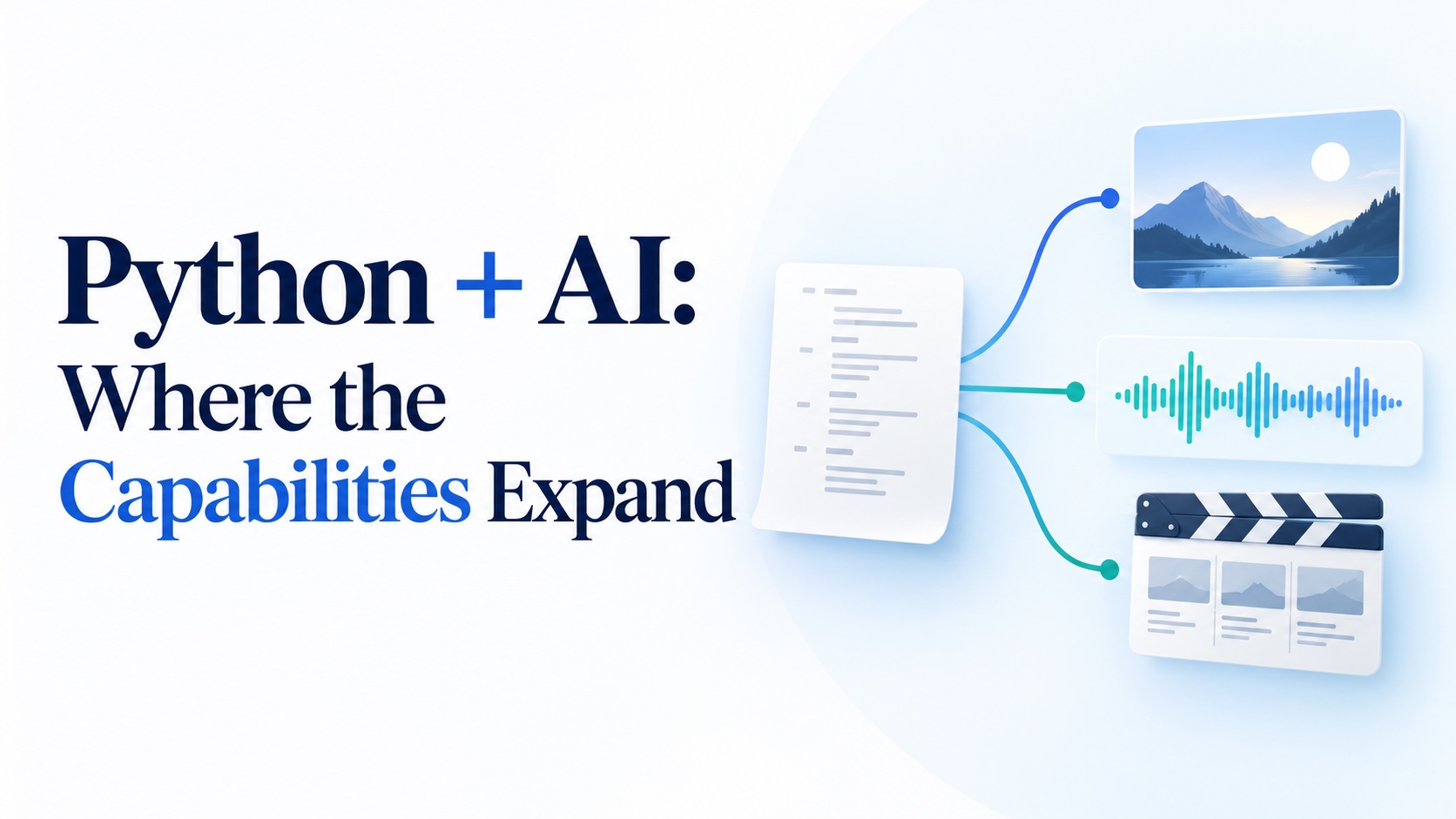 Editorial thumbnail: Python + AI: Where the Capabilities Expand
